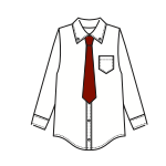 White Shirt and Tie